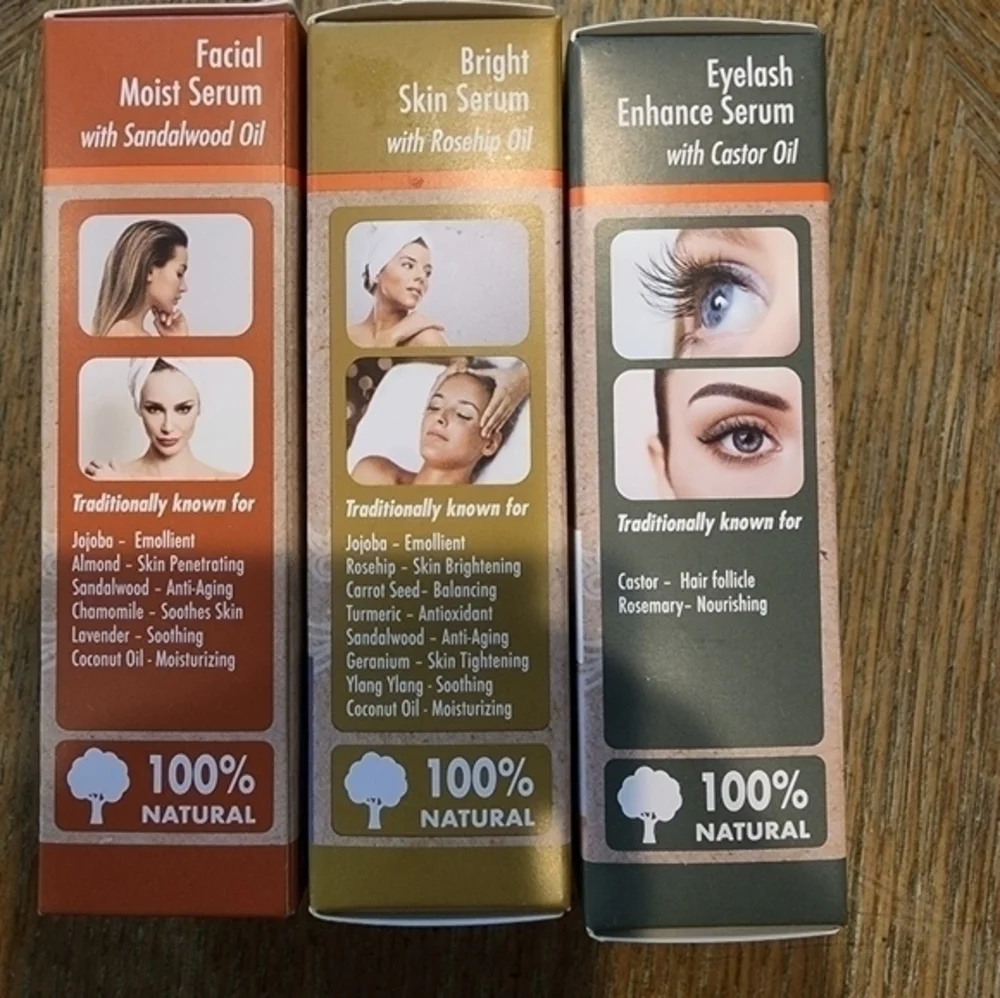 Beauty Guru Facial Bundle Eyelash Serum, Bright Skin Serum,‎ Facial Serum